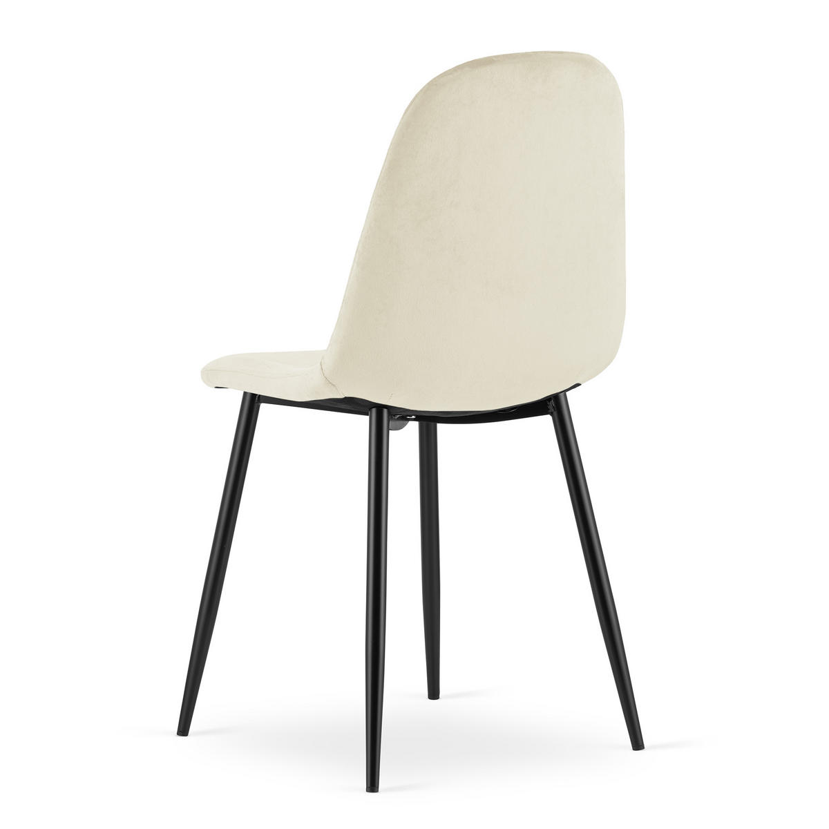 ESSZIMMERSTUHL 2-er Set DAPI beiger Sitz - Beige, Textil (44.5/87.5/50.5cm) - Valora