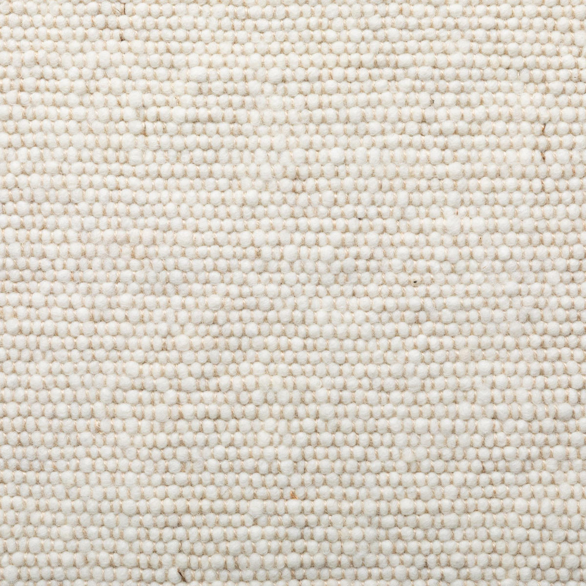 HANDWEBTEPPICH 160/160 cm Kos - Creme, Naturmaterialien (160/160cm) - Steffensmeier