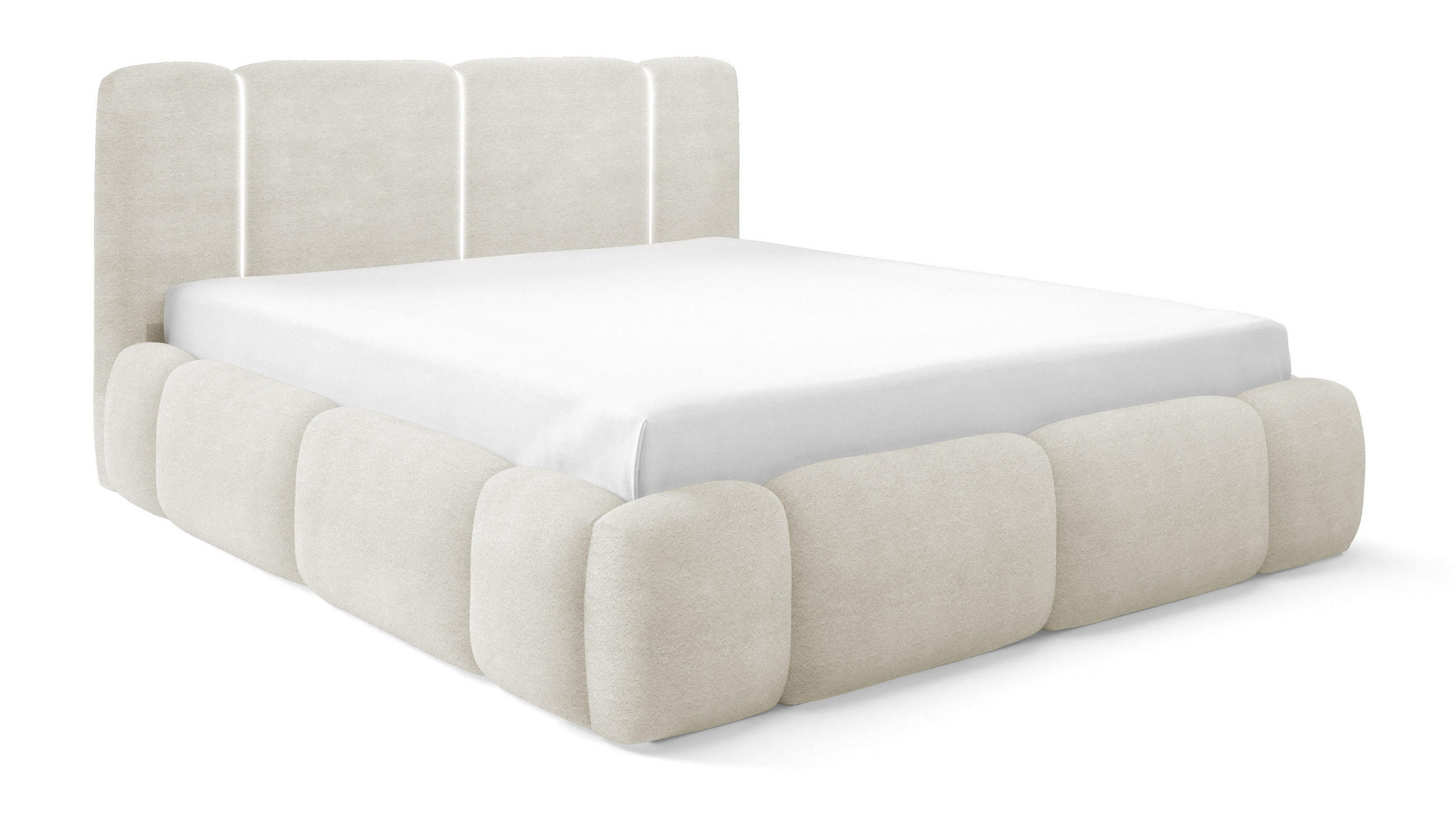 Emporius Doppelbett Creme 200x200 cm