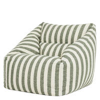 SITZSACK Sessel Natalia Bouclé - Grün, Textil (70/65/70cm) - icon