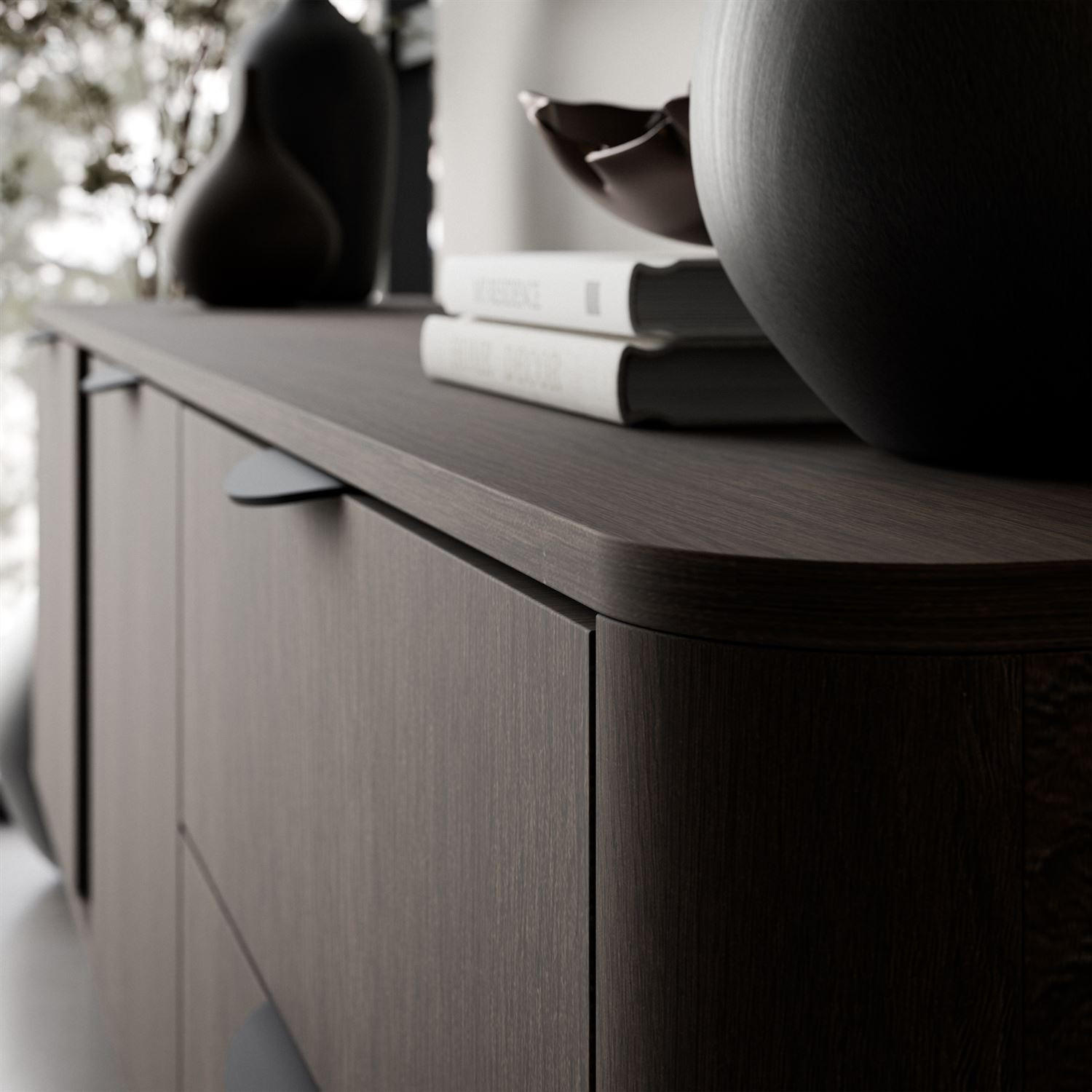 Lookway Tv-Schrank Eiche 195x61x38 cm