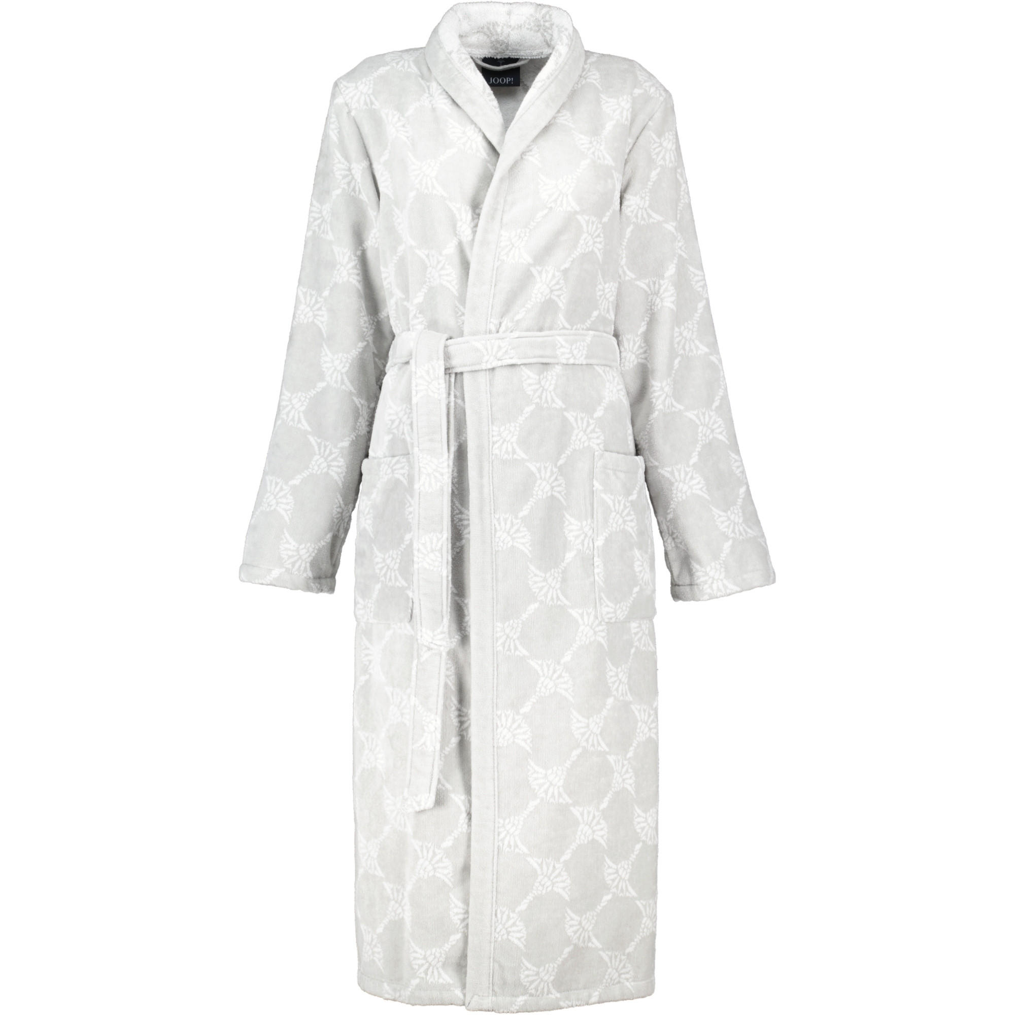 BADEMÄNTEL DAMEN SCHALKRAGEN CORNFLOWER 1645 SILBER - 76 - Grau, Textil (XLnull) - Joop!