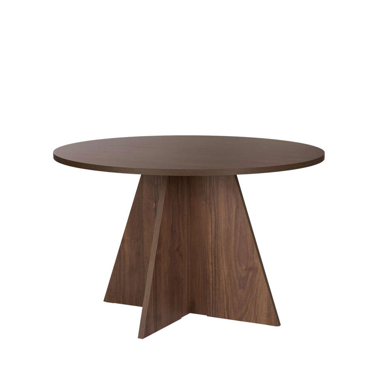 ESSTISCH - Dunkles Holz - Nussbaumfarben, Holz (120/120/75cm) - Drawer