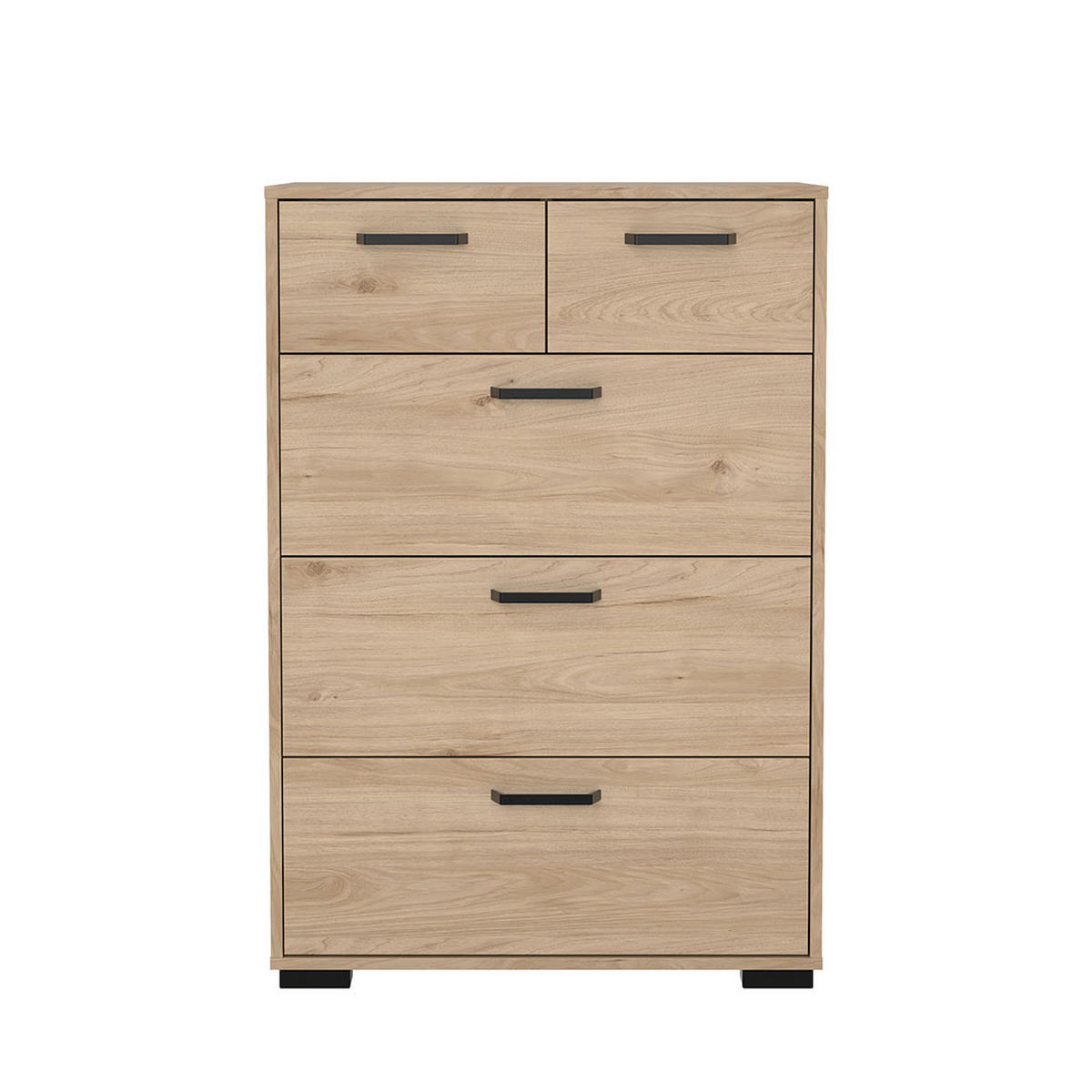KOMMODE, Sofia, Eiche, Holzwerkstoff, 71 x 40 x 102 cm - Eichefarben, Holzwerkstoff (71/102/40cm) - ebuy24