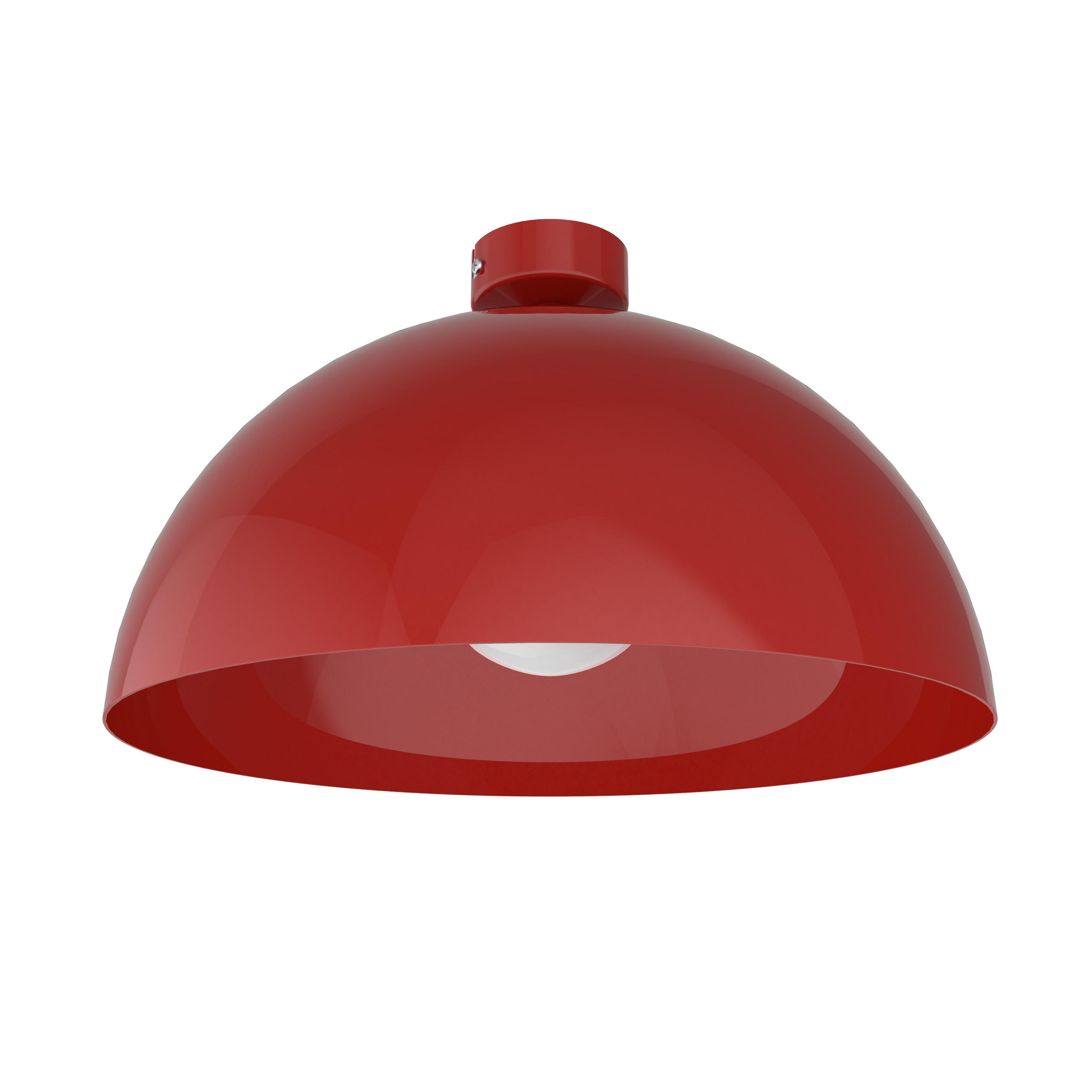 DECKENLEUCHTE Cassis - Rot, Metall (40/40/20cm) - Lumicom