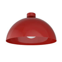 DECKENLEUCHTE Cassis - Rot, Metall (40/40/20cm) - Lumicom