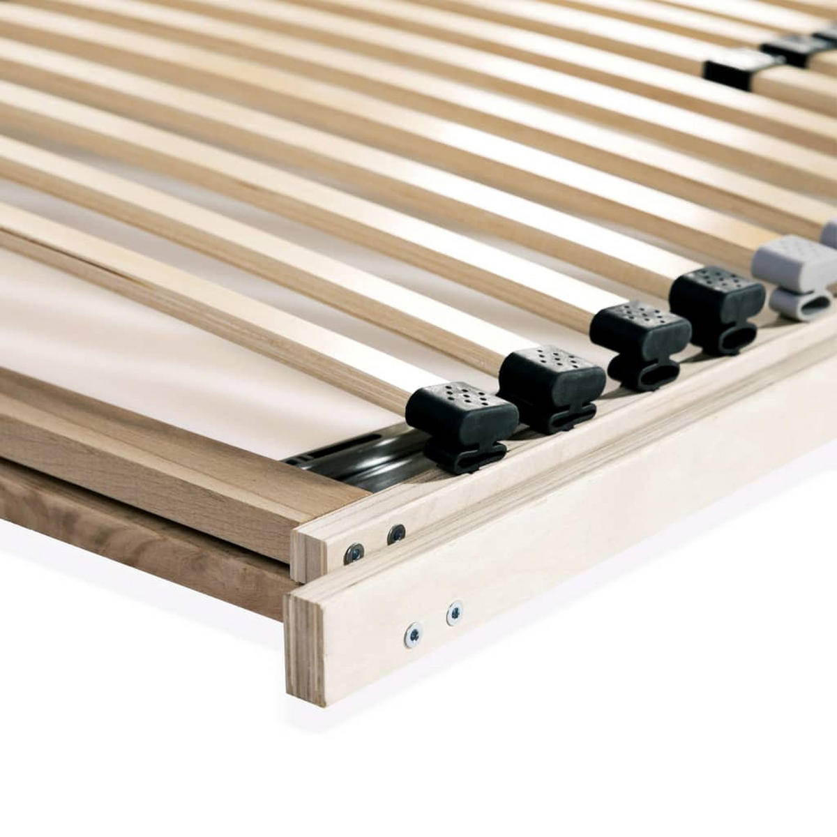 LATTENROST Mit 28 Latten 7 Zonen 70/200 Cm - Braun, Holz (70/200cm) - vidaXL