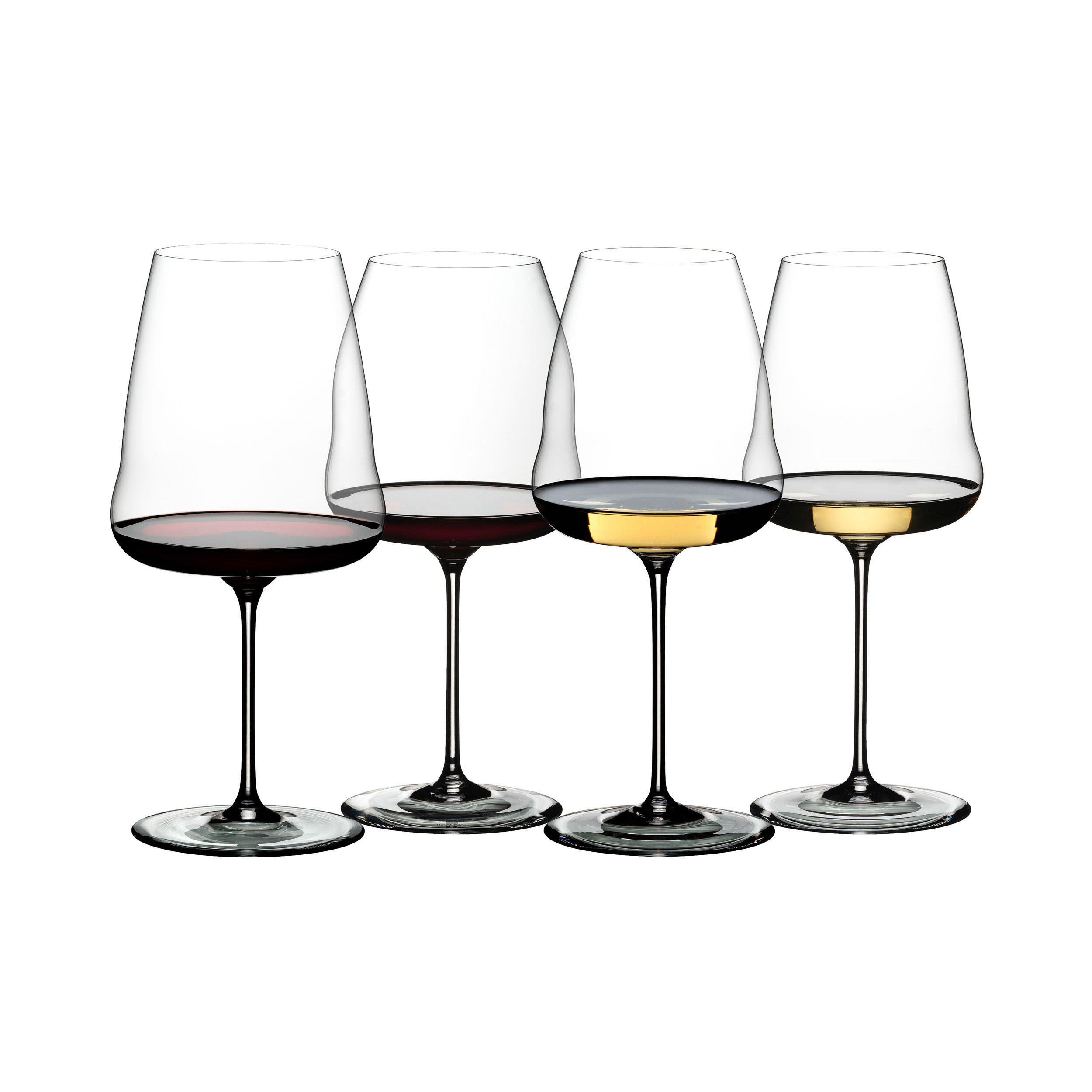 WEISSWEINGLAS Winewings Tasting Set, Kristallglas, 4er Set - Transparent, Glas - Riedel