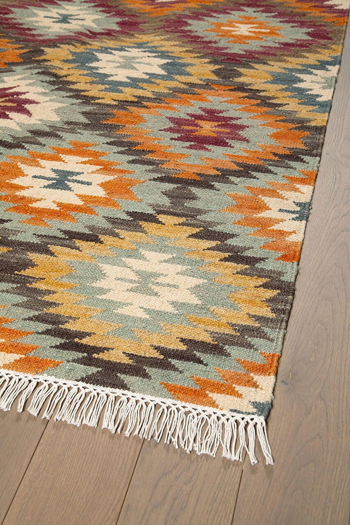 TEPPICH handgewebt Kelim Orient Wolle SOLAS Mehrfarbig 100 x 160 cm - Multicolor, Naturmaterialien (100/160cm) - Novatrend