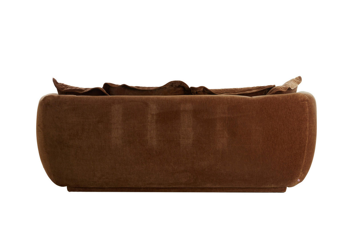 BANK Braila Grün 236/105/80 cm - Braun, Holz (105/80/236cm) - Light & Living