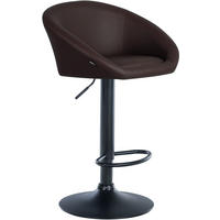 BARHOCKER Lederlook braun - Braun, Textil (55/86/51cm) - CLP