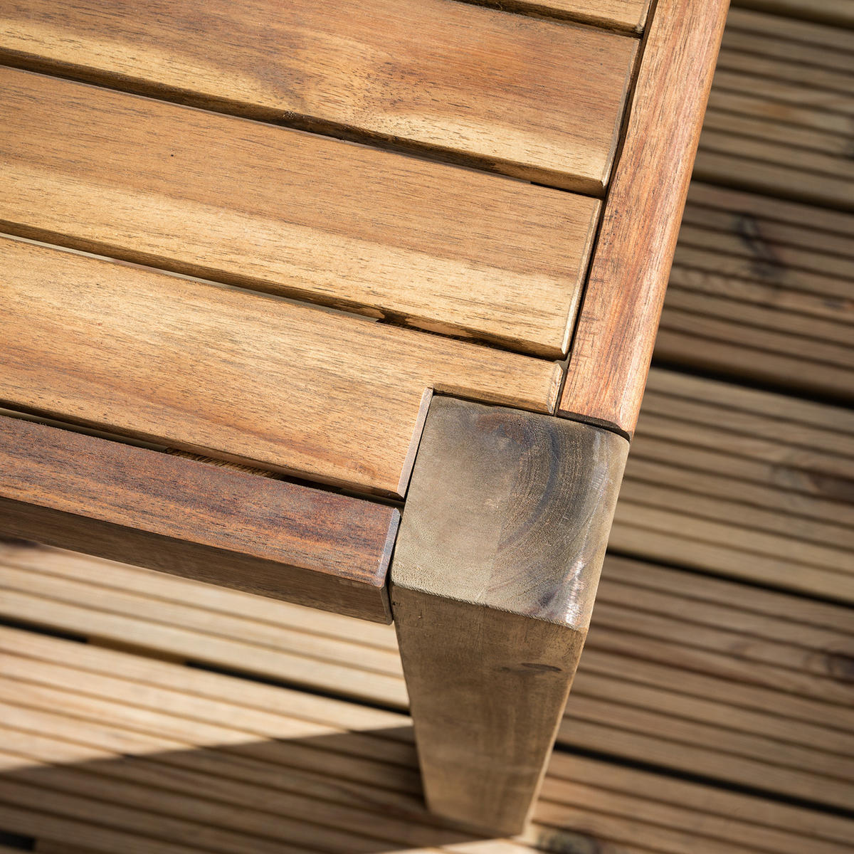 MASSIVER GARTENESSTISCH - Akazie massiv - Braun - Braun/Akaziefarben, Holz (85/160/72cm) - home24