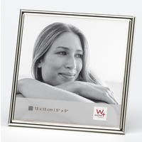 BILDERRAHMEN Chloe 13x13 cm, silber - Silberfarben, Metall (14.6/14.6/1cm) - EMIX24
