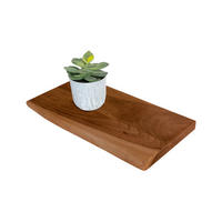 WANDREGAL AMANDA - Braun/Akaziefarben, Holz (50/3/20cm) - SAM