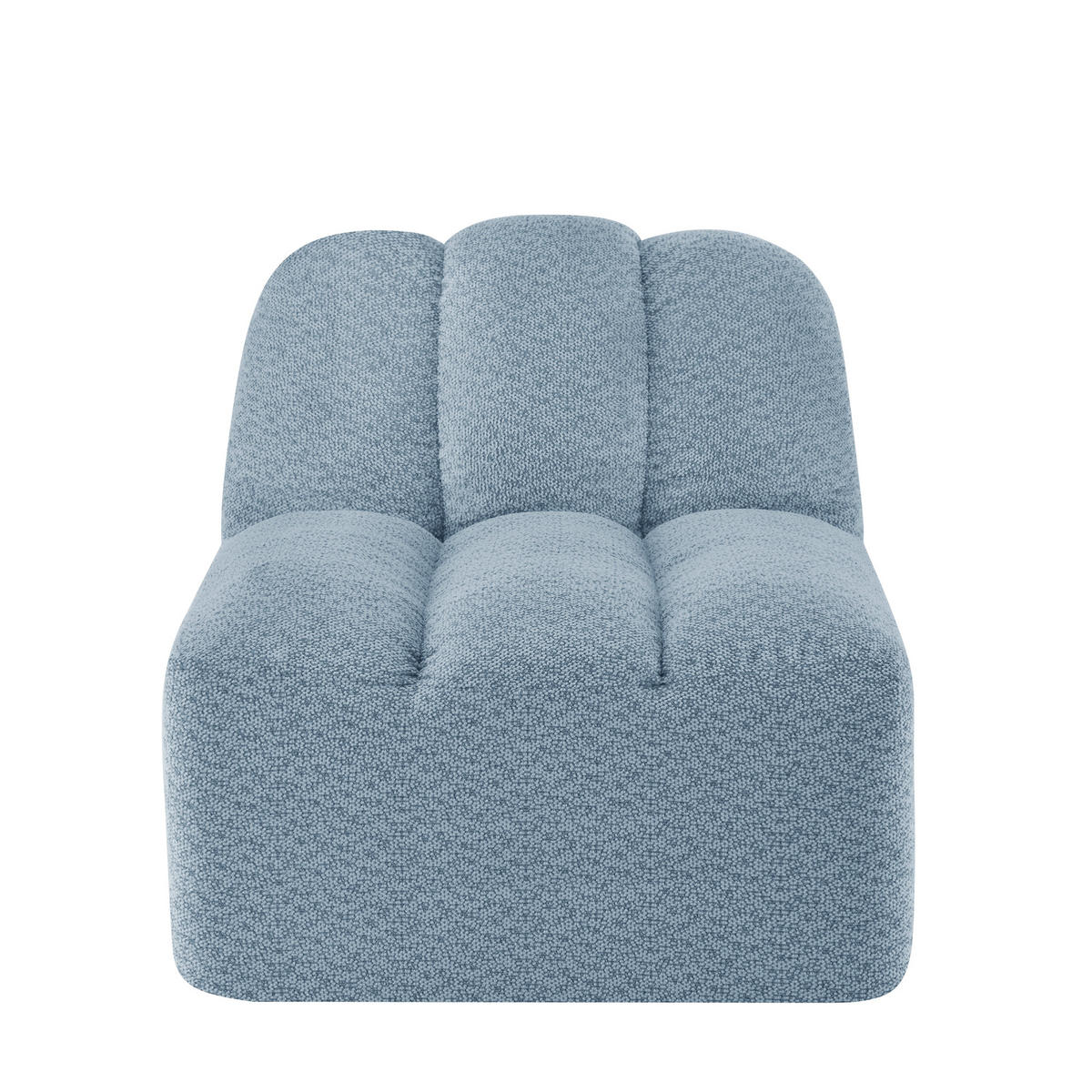 SESSEL ohne Armlehnen aus Granular Fleece, DE-42651, Blau - Blau, Textil (78/79/104cm) - ComfortXL
