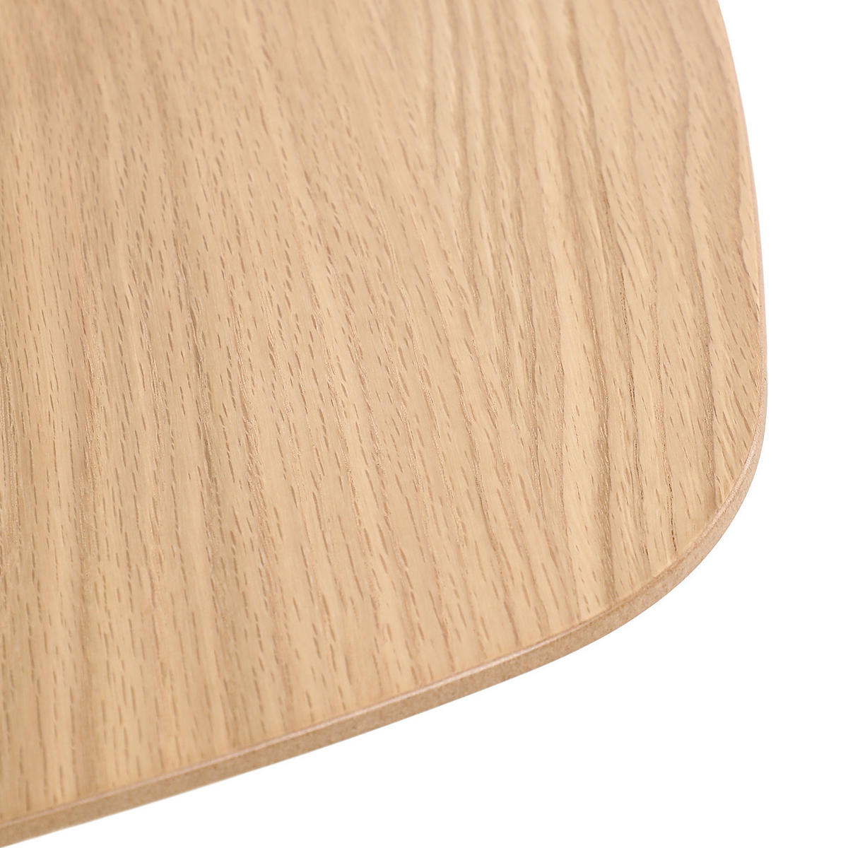 BISTROTISCH - Holzwerkstoff / Metall - Eichefarben/Weiß, Holzwerkstoff/Metall (60/60/74cm) - home24