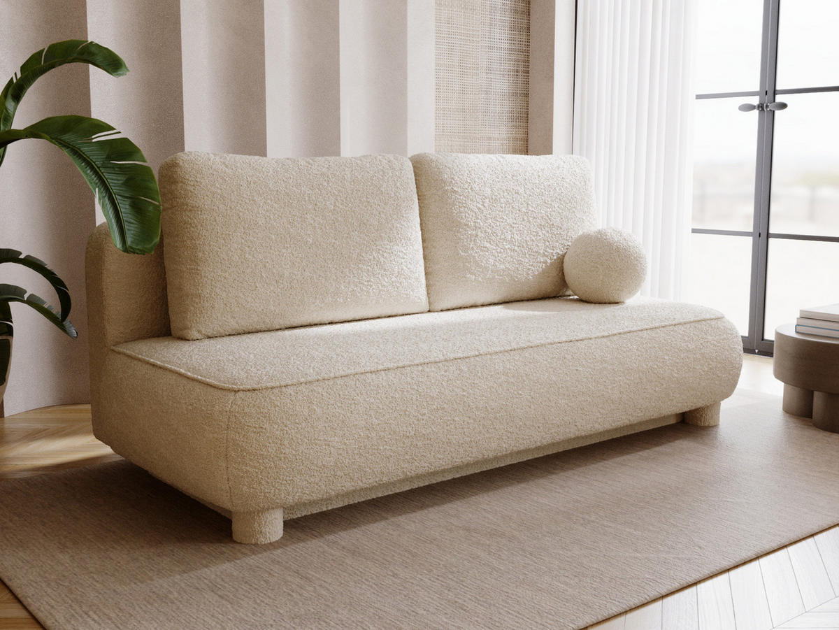 SOFA Olivgrün BELLY - Olivgrün, Holzwerkstoff (209/96/96cm) - Compleo24