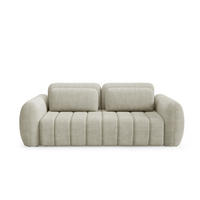SCHLAFSOFA mit Bettkasten Premium Beige - Beige/Schwarz, Holz/Holzwerkstoff (266/95/110cm) - Furnisell