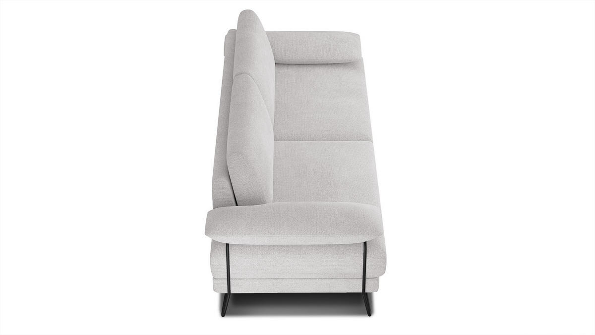 SOFA LORI 3-Sitzer, creme - Creme/Schwarz, Holzwerkstoff/Textil (245/87/96cm) - Courtois Laville