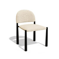 STUHL 2er-Set Texturierter Samt Beige 53cm - Beige, Textil (53/8.4/56.7cm) - Sia Home
