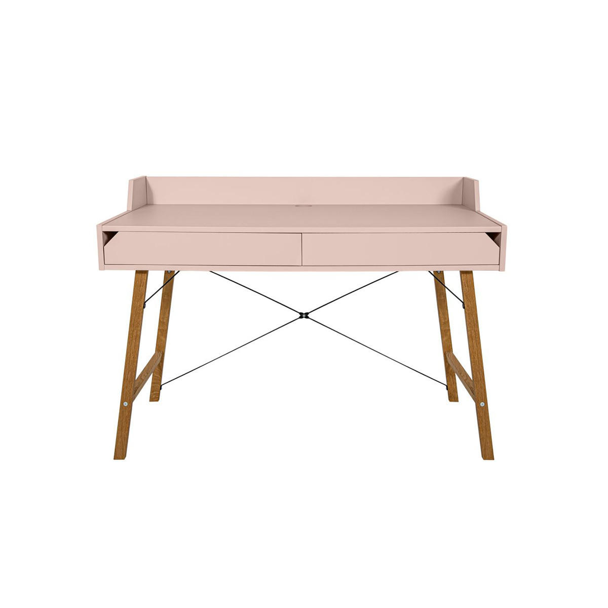 PSACÍ STŮL Lotta Rose - růžová, kompozitní dřevo (60/120/86cm) - Petits-meubles