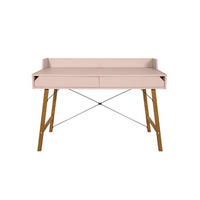 PSACÍ STŮL Lotta Rose - růžová, kompozitní dřevo (60/120/86cm) - Petits-meubles