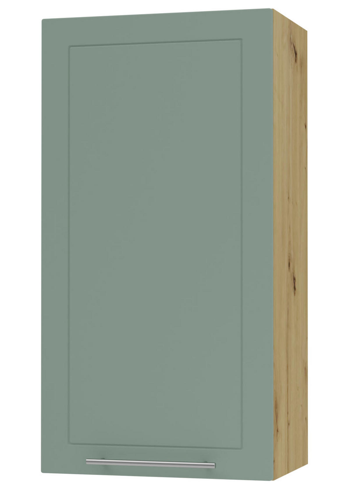 KÜCHENHÄNGESCHRANK Kvantum W4/50 Mint Matt / Eiche Artisan Matt 50 / 32,5 / 96cm - Eiche Artisan/Mintgrün, Holz/Holzwerkstoff (50/96/32.5cm) - Feldmann-Wohnen