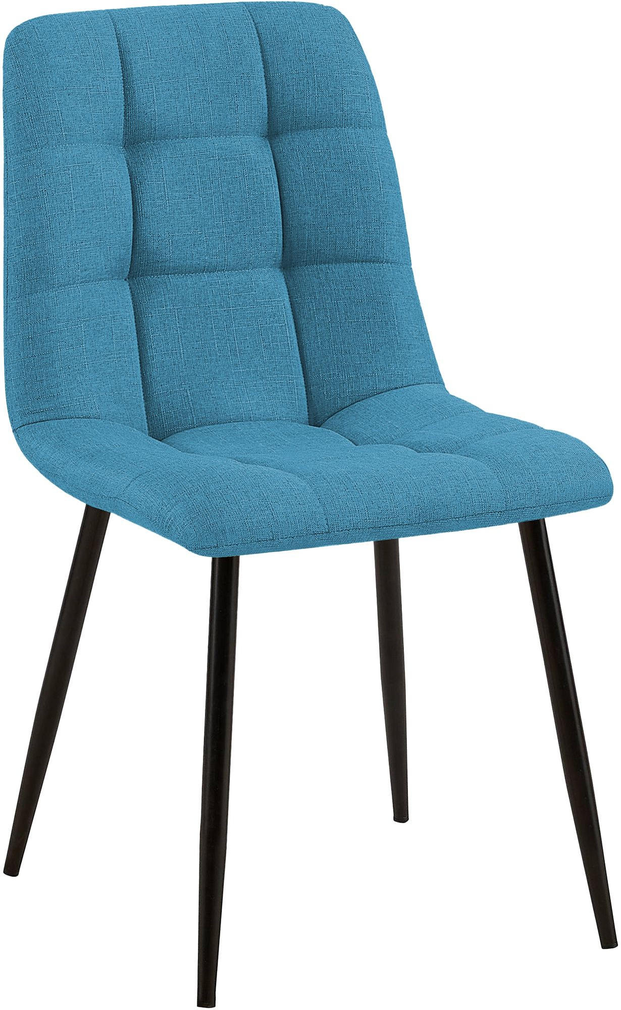 STUHL Stoff Türkis - Türkis, Textil/Metall (45/84/55cm) - CLP