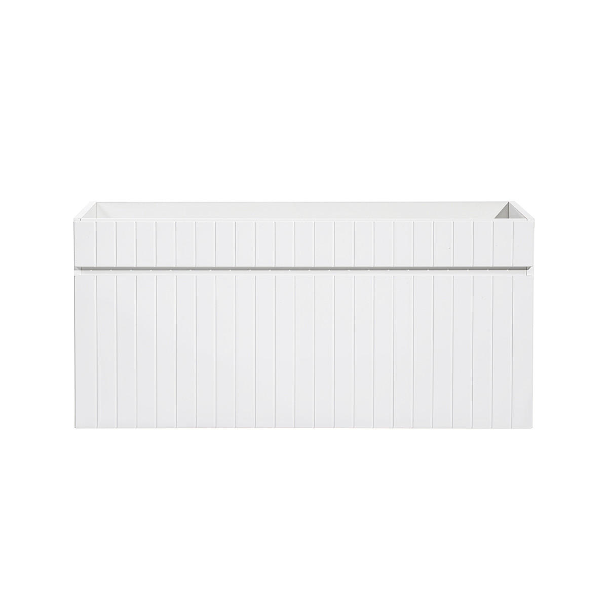 SKŘÍŇKA POD UMYVADLO 100cm Zelie Bílá - bílá, kompozitní dřevo (100/46/45cm) - Petits-meubles