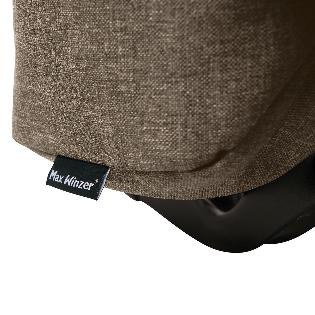FALTSOFA Kalomira Bezug Flachgewebe Metall schwarz / sahara - Sahara, Kunststoff (145/84/100cm) - 58aufmkessel