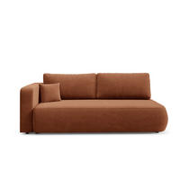 SOFA Antonio 3 Sitzplätze Terracotta - Orange, Holz (228/82/106cm) - Petits-meubles