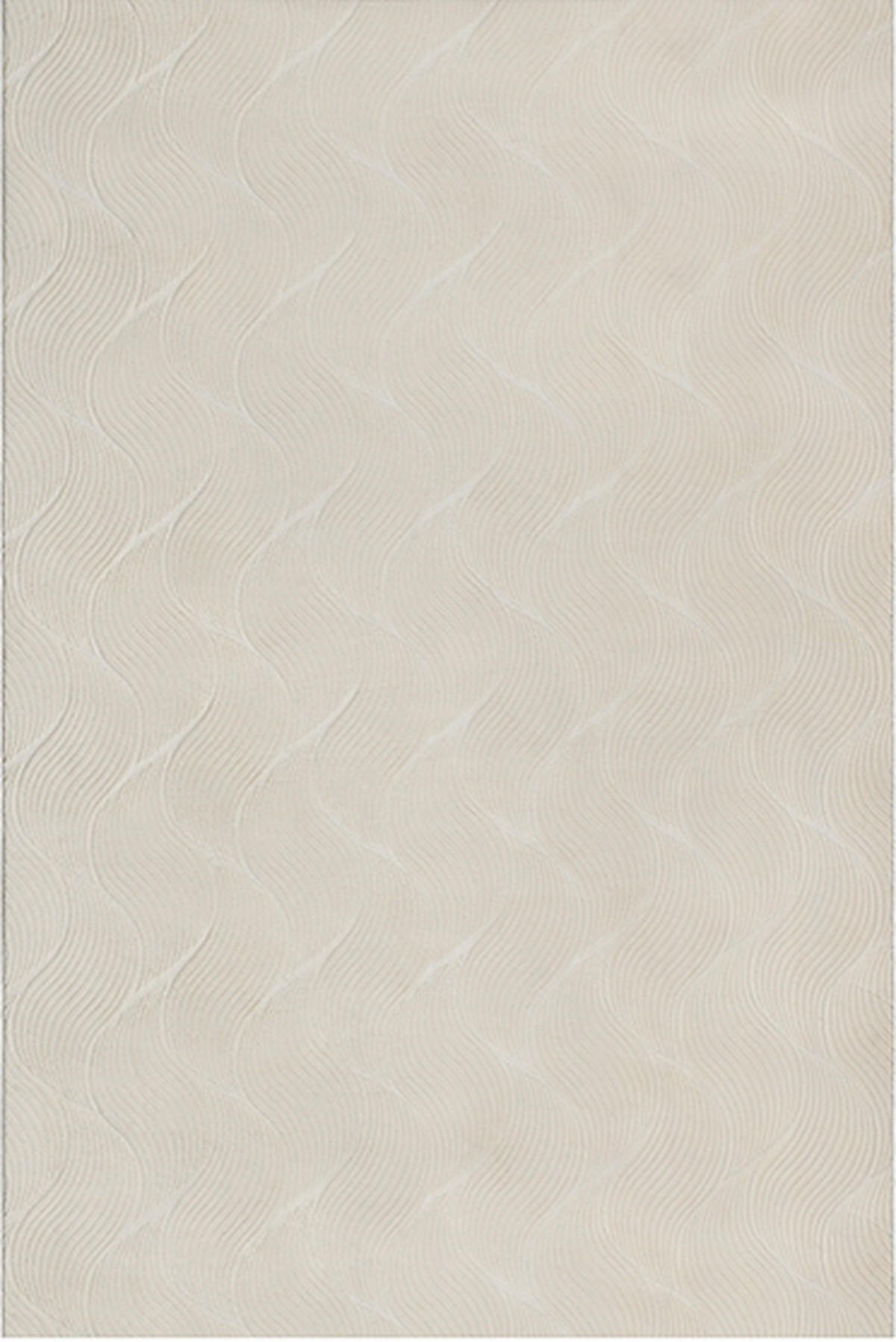 KURZFLORTEPPICH Antirutsch Geometrisch DALAR Polypropylen Creme 140 x 200 cm - Beige, Textil (140/200cm) - KADIMA DESIGN