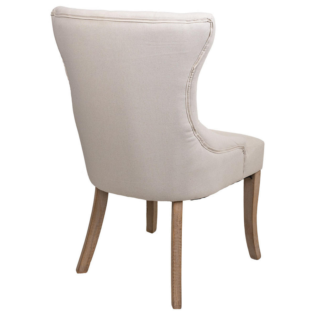 STUHL aus Holz, 52x45x50cm - Beige, Naturmaterialien (52/97/45cm) - Wanderlust