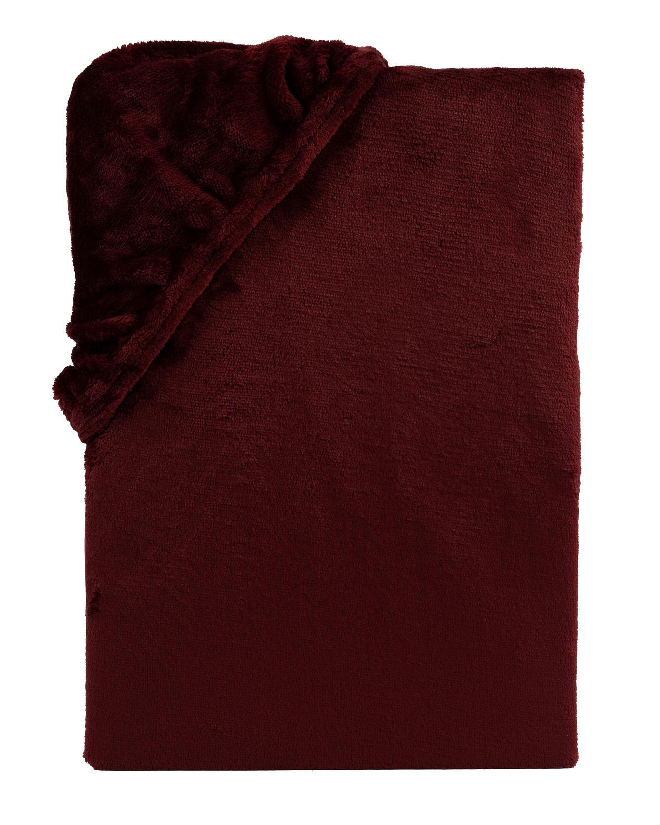 BOXSPRING-SPANNBETTLAKEN Cashmere Touch 180-200x200-220 cm, Warmes Winter Bettlaken Bordeaux - Bordeaux, Textil (200/220cm) - Carpe Sonno