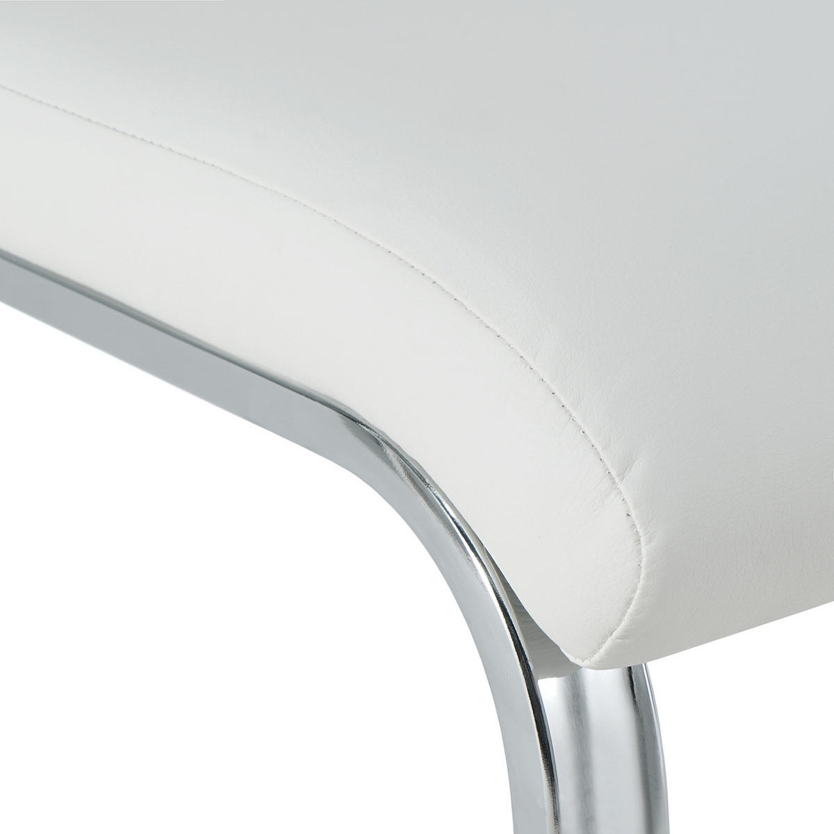 FREISCHWINGER - 2er-Set - Weiß, Kunststoff/Metall (41/94/54cm) - home24