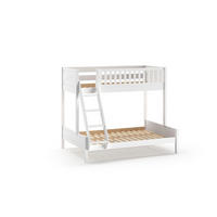 ETAGENBETT Karyl 208x175x158 aus Massivholz in Weiß - Weiß, Holz (90/200cm) - 58aufmkessel