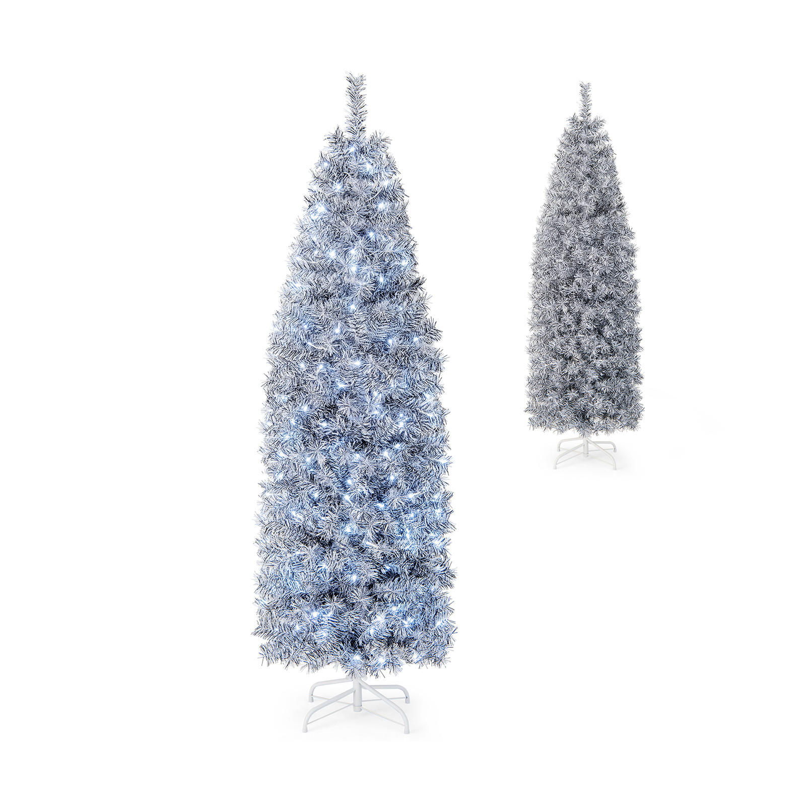TANNENBAUM 180cm Weiß - Weiß, Kunststoff (180cm) - COSTWAY