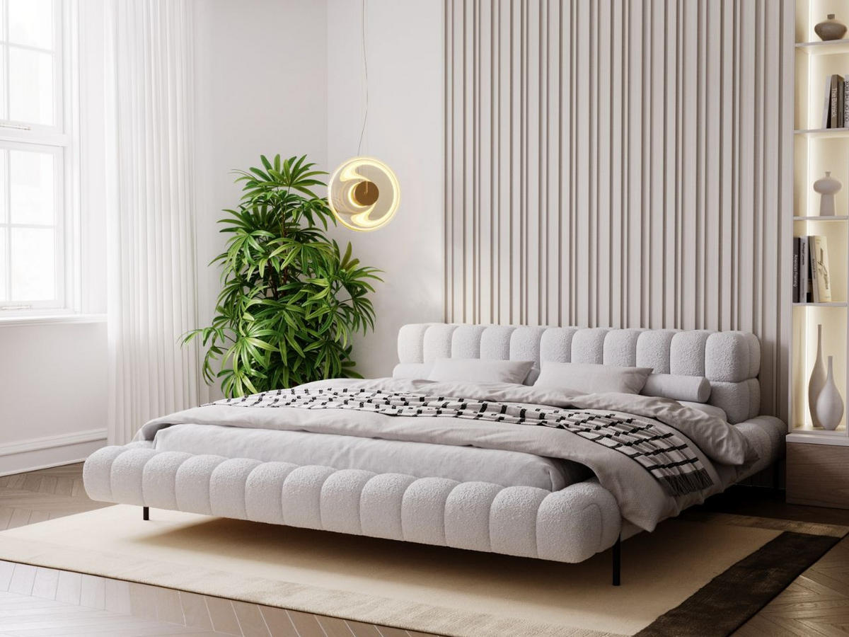 POLSTERBETT Imagine 140x200 Grau - Grau, Textil (140/200cm) - Graingold