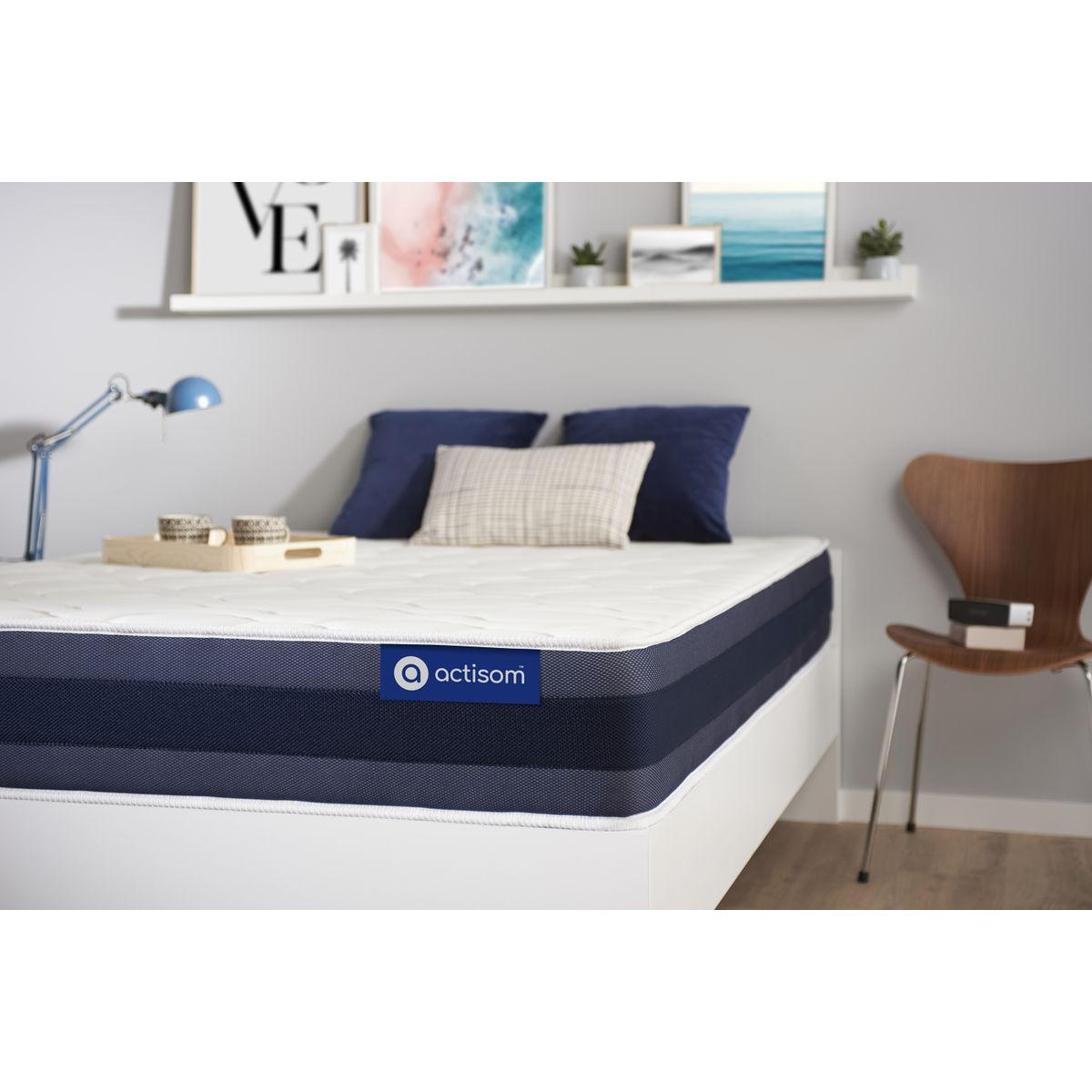 MATRATZE Actimemo morpho Memory-Schaum 90 x 200 cm h1 - Weiß, Textil (90/200cm) - ACTISOM