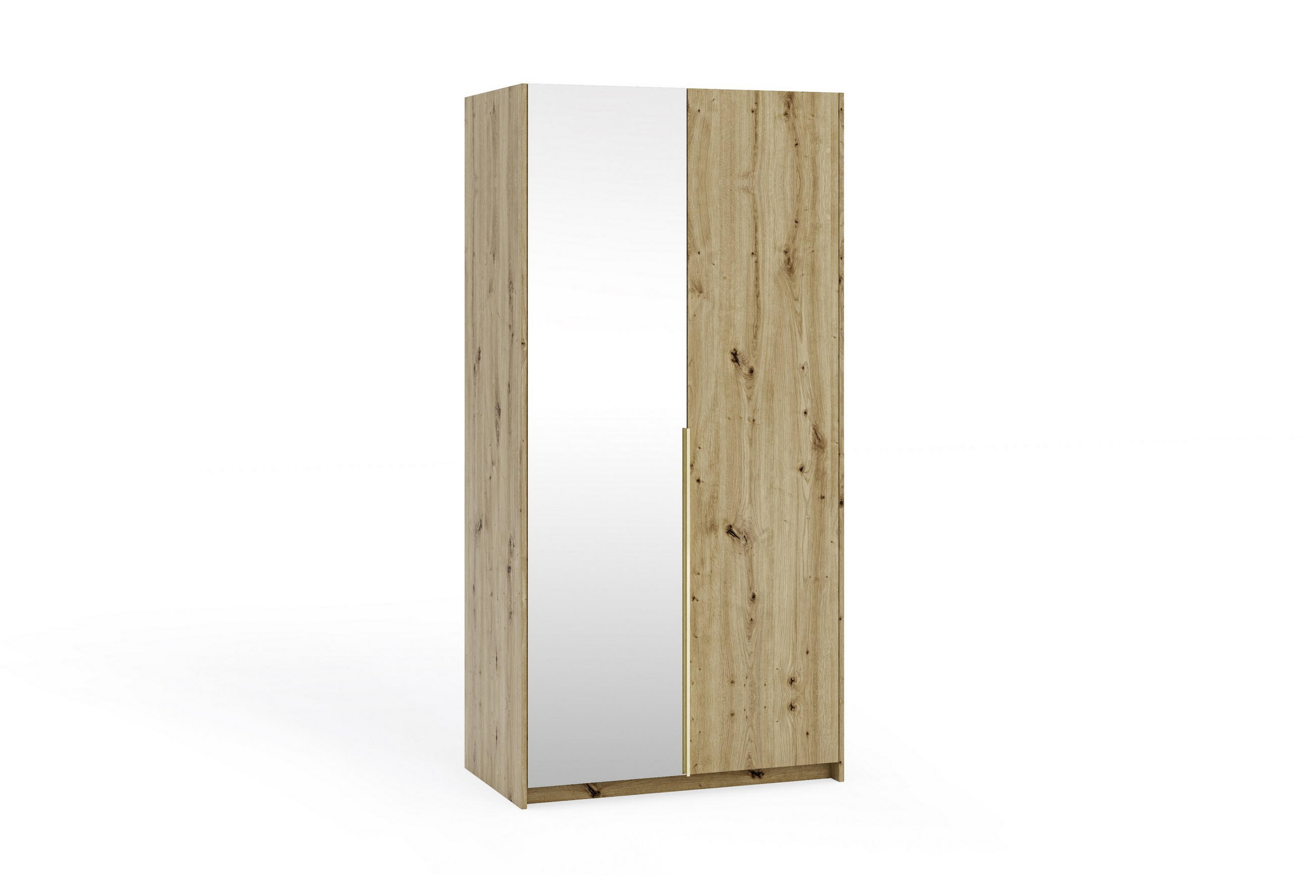 Masseno Drehtürenschrank Eiche Artisan 100x204x58 cm