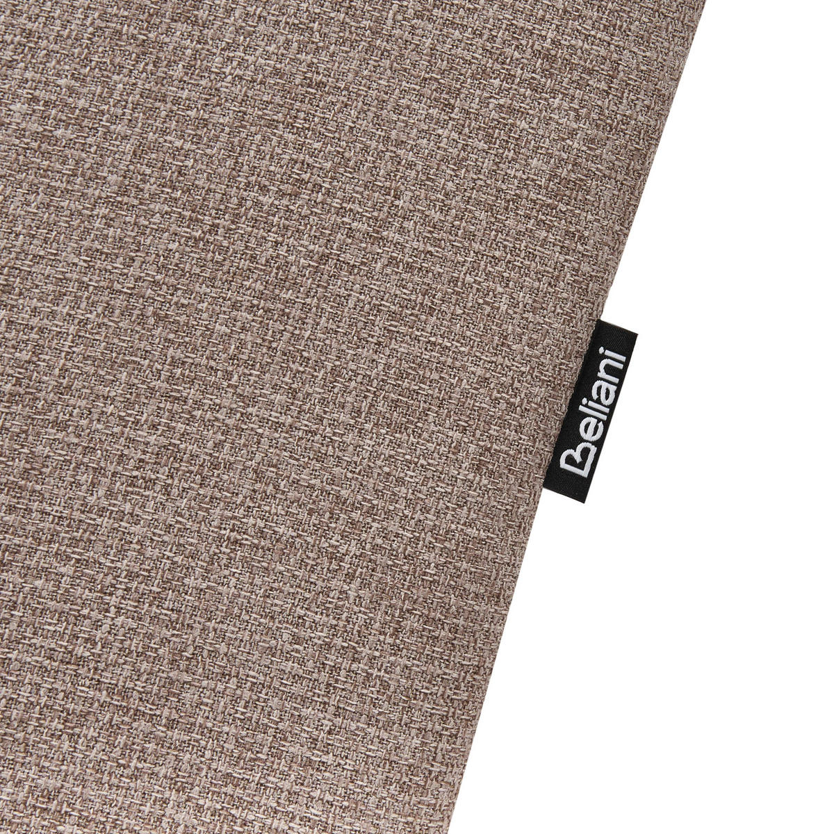 CHAISELONGUE Stoff Beige Alsten - Beige/Braun, Textil (163/80/75cm) - Beliani