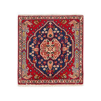 TEPPICH Gashgai Mehrfarbig 58/57 cm Schurwolle - Multicolor, Textil (57/58cm) - Looma