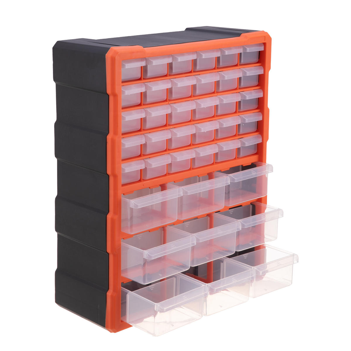 KLEINTEILEMAGAZIN - Multicolor, Kunststoff (38/47/16cm) - Relaxdays