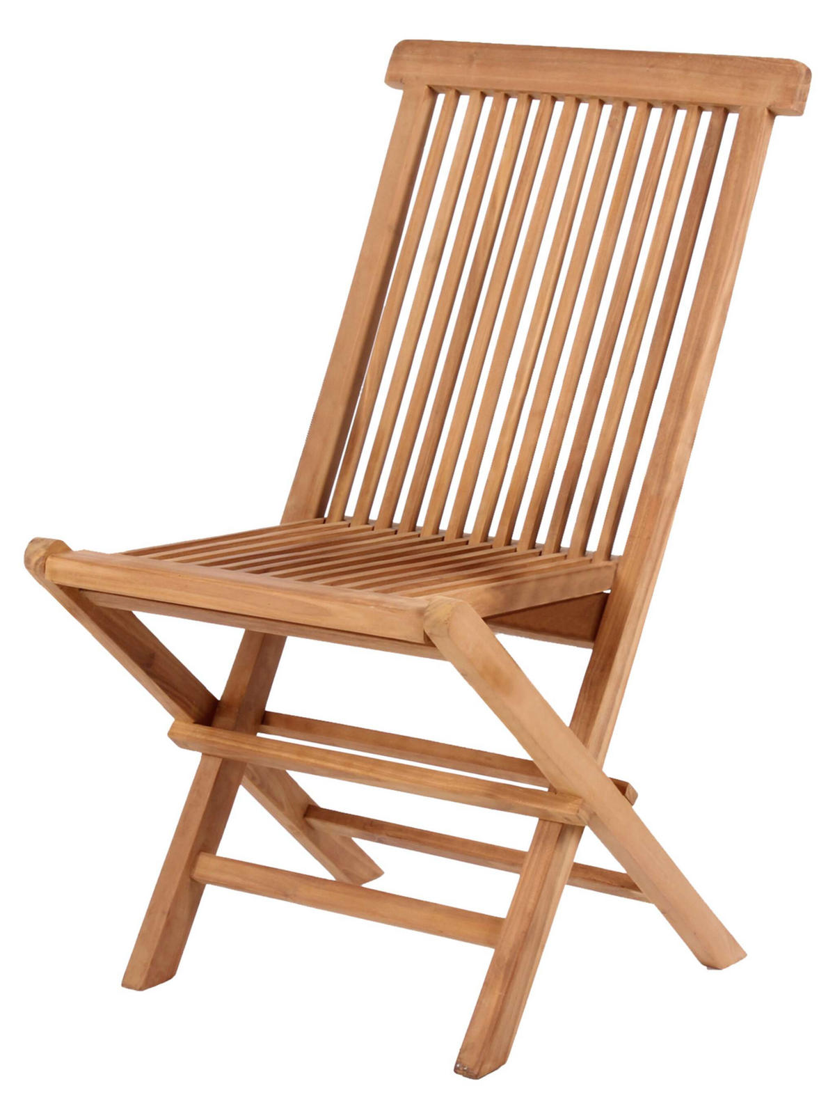 GARTENSTUHL Langton klappbar - Naturfarben, Naturmaterialien/Holz (53/89/43cm) - Mr. Deko