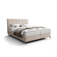 BOXBETT INAO 140x200 mit Matratze H3, Bonell und Topper ARAGON 03 - Beige, Textil (140/200cm) - Bedante