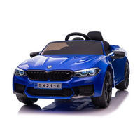 KINDER ELEKTROAUTO BMW M5 Blau - Blau, Kunststoff (124/74/55cm) - TPFLiving