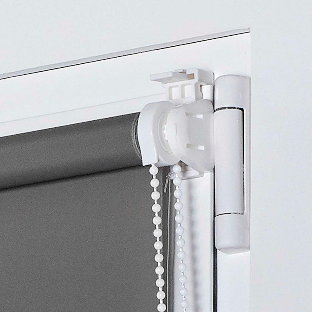 Thumbnail - Storesdeco Rollo, Grau, Kunststoff, Uni, Rechteckig, 75x180 cm, CE, Wohntextilien, Rollos & Jalousien, Rollos