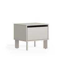 NACHTTISCH Monti, Cashmere, 48.2 x 44 cm mit Schublade - Kaschmir, Holzwerkstoff (48.2/44/40cm) - Vicco