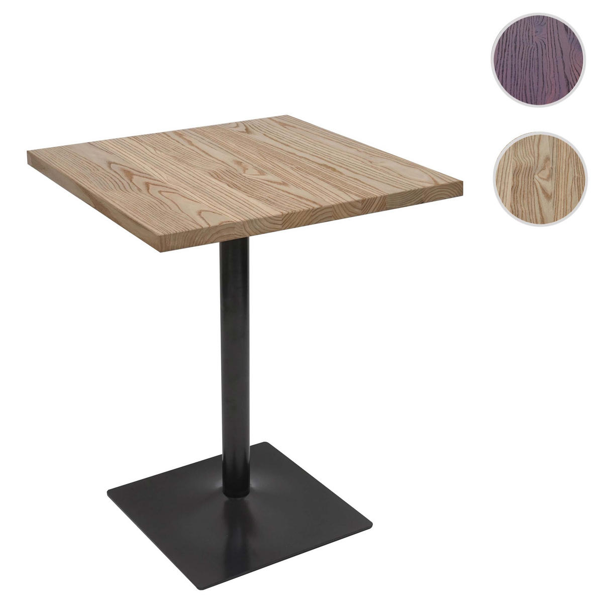 BISTROTISCH eckig Braun - Braun, Holz (70/75/70cm) - MCW