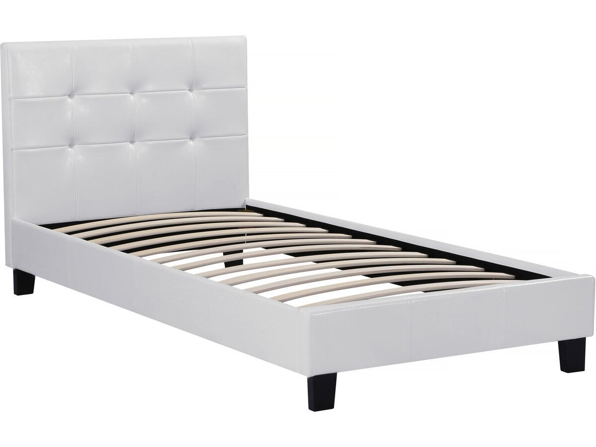 BETT julia weiss - Weiß, Textil (190/90cm) - Habitat Garten